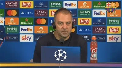هانز فليك: قرارات التحكيم ساهمت في خروج برشلونة من دوري أبطال أوروبا.. وانتر ميلان فريق رائع ومنظم وسنعود للمنافسة على اللقب العام المقبل هانز فليك: قرارات التحكيم ساهمت في خروج برشلونة من دوري أبطال أوروبا.. وانتر ميلان فريق رائع ومنظم وسنعود للمنافسة على اللقب العام المقبل
