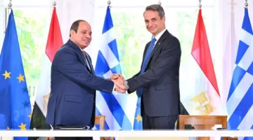السيسي يوقع شراكة استراتيجية بين مصر واليونان