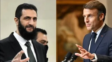 ماكرون يستقبل الشرع في قصر الإليزيه