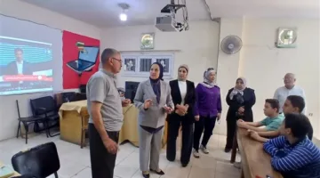 وكيل تعليم القاهرة تتفقد المراجعات النهائية للشهادة الإعدادية