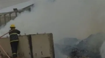 حريق مكبس كراتين يؤدي إلى اختناق 4 أشخاص بسوهاج