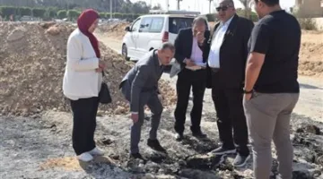 المهندسين تجري زيارة ميدانية لموقع حادث اشتعال خط الغاز بطريق الواحات