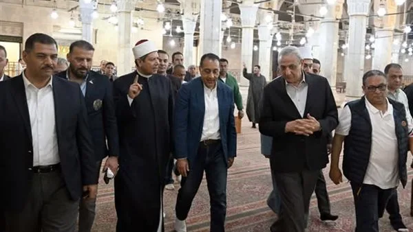 رئيس الوزراء يتفقد أعمال تطوير مسجد "السيد البدوي" ومحيطه بطنطا رئيس الوزراء يتفقد أعمال تطوير مسجد "السيد البدوي" ومحيطه بطنطا