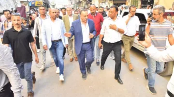 محافظ أسيوط يتفقد شارع رياض عقب إزالة الإشغالات ويشيد بتعاون المواطنين