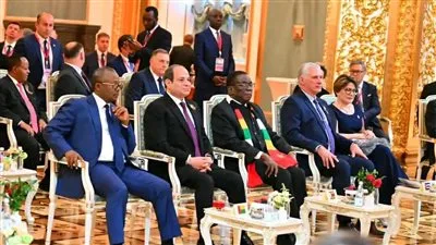 الرئيس السيسي يشارك في حفل العشاء  لبوتين