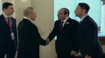 بوتين يستقبل السيسي على هامش حفل عشاء بالكرملين في احتفالات عيد النصر