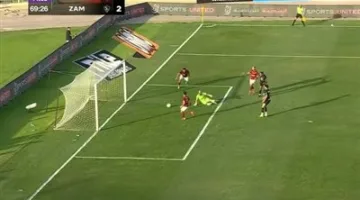 الدوري المصري الممتاز: سيف الدين الجزيري يسجل الهدف الثاني لنادي الزمالك في مرمى سيراميكا كليوباترا في الدقيقة 70