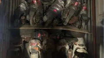 ضبط دراجات نارية مهيأة للتهريب في نقطة دخول ميناء أم قصر الشمالي