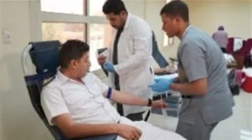 رجال الشرطة في قلب الإنسانية.. حملة للتبرع بالدم بمديرية أمن القاهرة