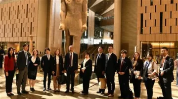 المتحف المصري الكبير يستقبل رئيس جمهورية جزر القمر ووزيرة التعليم والثقافة اليابانية