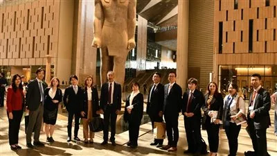 المتحف المصري الكبير يستقبل رئيس جمهورية جزر القمر ووزيرة التعليم والثقافة اليابانية المتحف المصري الكبير يستقبل رئيس جمهورية جزر القمر ووزيرة التعليم والثقافة اليابانية