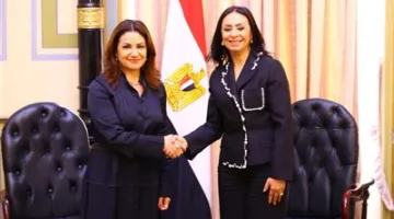 مايا مرسي تلتقي وزيرة الشؤون الاجتماعية بلبنان .. وتبحثان الاستفادة من التجربة المصرية