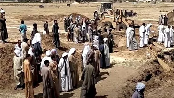 بعد حفر متواصل دام 6 ساعات.. استخراج جثمان مسن سقط في بئر بالمنيا بعد حفر متواصل دام 6 ساعات.. استخراج جثمان مسن سقط في بئر بالمنيا