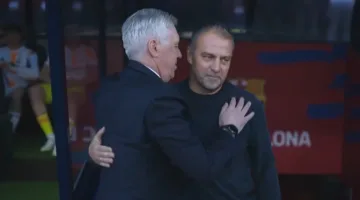 صور من بداية مباراة برشلونة ضد ريال مدريد في الدوري الإسباني