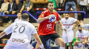 الأهلي يتفوق على الزمالك (12/15) في نصف نهائي كأس السوبر الأفريقي لكرة اليد