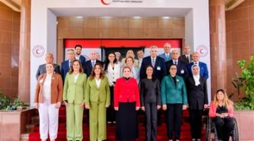وزارة التضامن الاجتماعي تعبر عن تهانيها للسيدة الأولى بمناسبة توليها الرئاسة الشرفية للهلال الأحمر المصري.