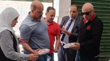 مصادرة 178 كيلوغرام من اللحوم الفاسدة في مخزن لمطعم بالإسكندرية