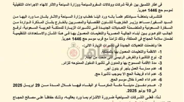 شركات السفر تُعلن عن التحديثات الجديدة لتأشيرة الزيارة | مستند
