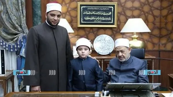 الطفل أنس: أطمح لأن أصبح خطيبًا في الأزهر مثل والدي الطفل أنس: أطمح لأن أصبح خطيبًا في الأزهر مثل والدي
