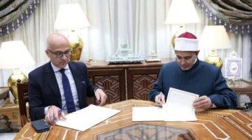 خلال اجتماع الإمام الطيب مع وزير التعليم العالي.. توقيع اتفاقية تعاون بين جامعتي الأزهر وعين شمس لدعم أهداف التنمية المستدامة.