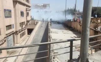 نشوب حريق في مصنع الشرقية للدخان في أكتوبر
