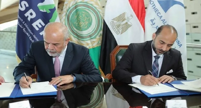 الاتفاق بين مكتبة الإسكندرية والمنظمة العربية لشبكات البحث العلمي والتعليم (ASREN) للتعاون المشترك