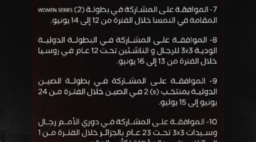 الاتحاد المصري لكرة السلة يتخذ مجموعة من القرارات الهامة المتعلقة بالمنتخبات الوطنية