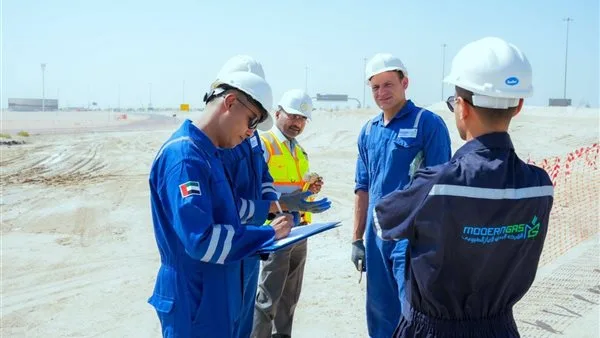 لتلبية احتياجات عين المها والمارينا، مودرن جاس المصرية تكمل مشروعًا كبيرًا للغاز الطبيعي في الإمارات. لتلبية احتياجات عين المها والمارينا، مودرن جاس المصرية تكمل مشروعًا كبيرًا للغاز الطبيعي في الإمارات.
