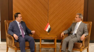 السوداني يوضح لزيدان جهود الحكومة لتعزيز التعاون بين الفروع التنفيذية والتشريعية والقضائية