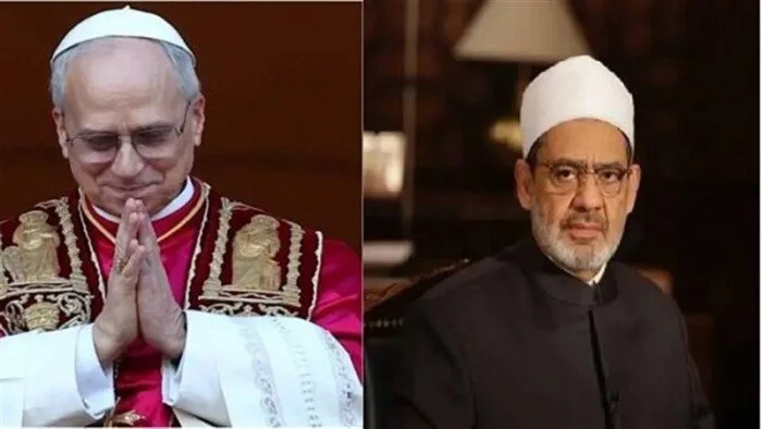 شيخ الأزهر وبابا الفاتيكان يوافقان على مواصلة الحوار وتعزيز الأخوة الإنسانية شيخ الأزهر وبابا الفاتيكان يوافقان على مواصلة الحوار وتعزيز الأخوة الإنسانية