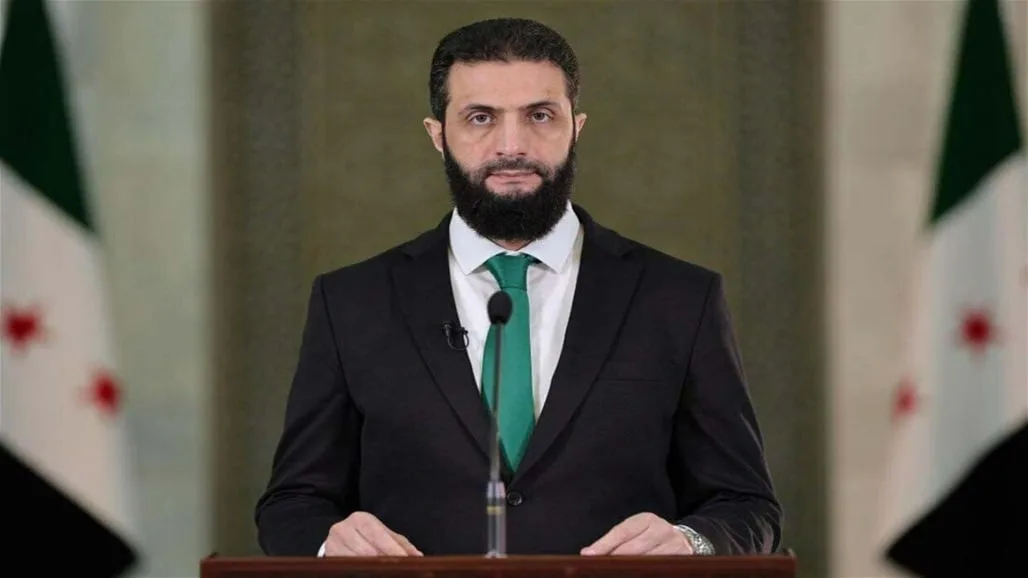 الشرع: لن نسمح بتجزئة سوريا ولا ستكون ميداناً لتوزيع النفوذ. الشرع: لن نسمح بتجزئة سوريا ولا ستكون ميداناً لتوزيع النفوذ.
