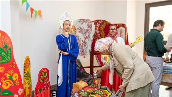 اليوم الثقافي الروسي في جامعة الملك سلمان الدولية.
يمكن إعادة صياغته كالتالي:
“الفعالية الثقافية الروسية في جامعة الملك سلمان الدولية.” اليوم الثقافي الروسي في جامعة الملك سلمان الدولية.
يمكن إعادة صياغته كالتالي:
“الفعالية الثقافية الروسية في جامعة الملك سلمان الدولية.”