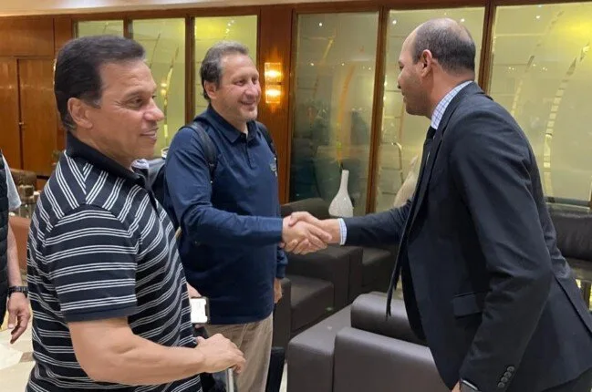 عودة الفوج الأول من الرياضيين المصريين إلى القاهرة بعد مشاركتهم في ليبيا عودة الفوج الأول من الرياضيين المصريين إلى القاهرة بعد مشاركتهم في ليبيا