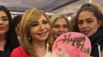 لميس الحديدي تحتفل بعيد ميلادها بحضور سهير جودة وليلى عز العرب