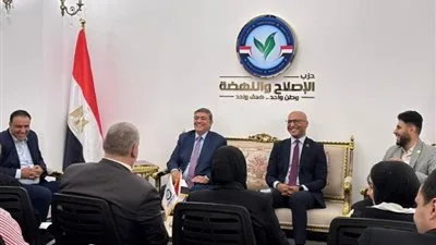 حزب الإصلاح والنهضة يستقبل وفد اتحاد شباب العمال لتعزيز الوعي السياسي
