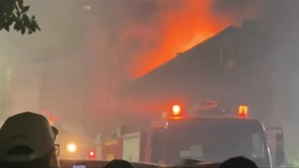 النيران تلتهم أربع بيوت في قرية السماينة بنجع حمادي النيران تلتهم أربع بيوت في قرية السماينة بنجع حمادي