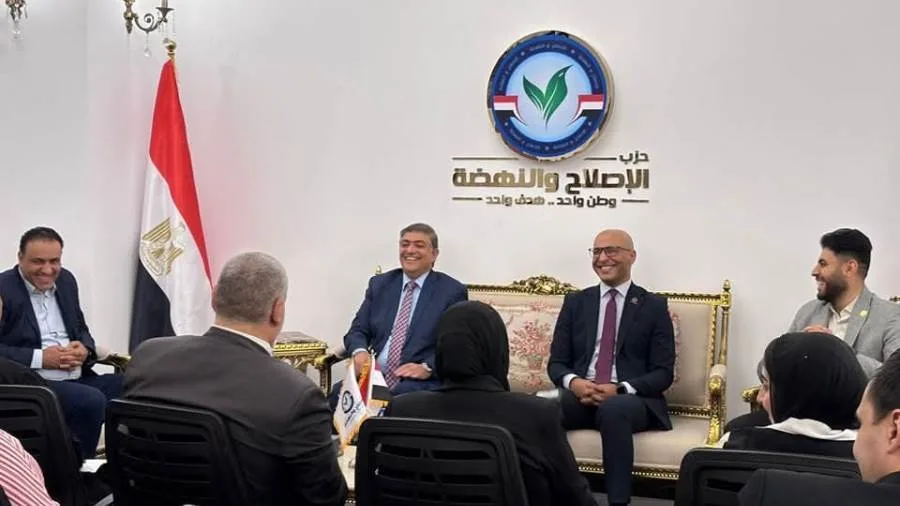 الإصلاح والنهضة يستقبل وفد الاتحاد العام لشباب العمال لتعزيز الفهم السياسي الإصلاح والنهضة يستقبل وفد الاتحاد العام لشباب العمال لتعزيز الفهم السياسي