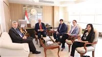 وزير التعليم العالي يستعرض طرق تعزيز التعاون مع السفير الألماني