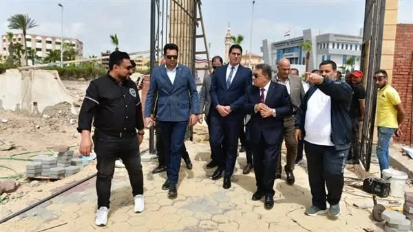 محافظ الدقهلية يزور موقع المرحلة الأولى من مشروع نادي المنصورة الرياضي في فرع جمصه محافظ الدقهلية يزور موقع المرحلة الأولى من مشروع نادي المنصورة الرياضي في فرع جمصه