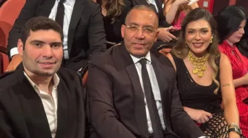 ماهر فودة attends the premiere of “Project X” with Khaled Salah and Sherihan Abu Al-Hassan.