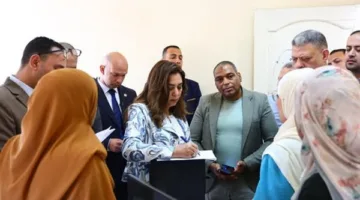 وزيرة التنمية المحلية تجرى زيارة مفاجئة لمتابعة الأعمال في مركز ومدينة الصف بالجيزة
