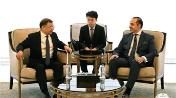 المستشار محمود فوزي يستقبل مسؤولاً من المكتب السياسي للحزب الشيوعي الصيني