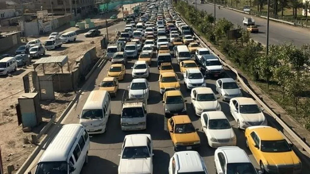 معظم تقاطعات ومجسرات بغداد مكتظة بالازدحام.. إليكم الوضع المروري الراهن في العاصمة معظم تقاطعات ومجسرات بغداد مكتظة بالازدحام.. إليكم الوضع المروري الراهن في العاصمة