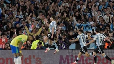 الكلاسيكو: الأرجنتين تهيمن على البرازيل (1/4) في تصفيات أمريكا الجنوبية لكأس العالم 2026 الكلاسيكو: الأرجنتين تهيمن على البرازيل (1/4) في تصفيات أمريكا الجنوبية لكأس العالم 2026