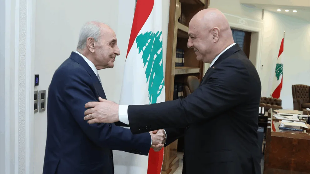 بري يلتقي عون في بعبدا: الاجتماع كان ناجحاً جداً