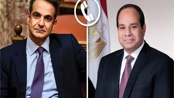 الرئيس السيسي يتلقى مكالمة هاتفية من رئيس وزراء اليونان