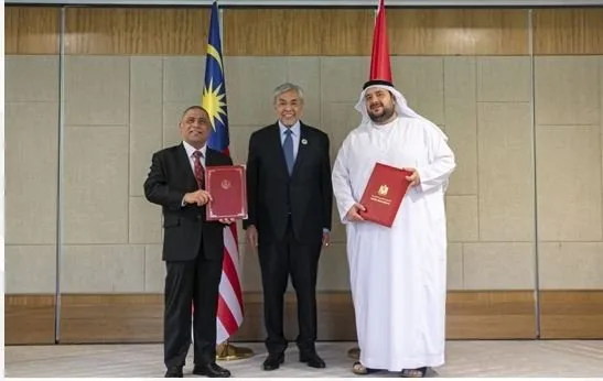الإمارات وماليزيا توقعان اتفاقية لتعزيز الأمن الغذائي وتحسين البنية التحتية.