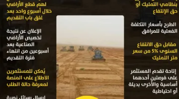 10 حقائق حول الإصدار الجديد للأراضي الصناعية في 20 محافظة | إنفوجرافيك