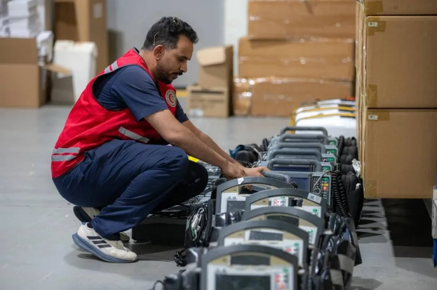 الهلال الأحمر يوفر 14.5 مليون مستهلك طبي وأدوية للوحدات والمركبات الإسعافية خلال موسم الحج الهلال الأحمر يوفر 14.5 مليون مستهلك طبي وأدوية للوحدات والمركبات الإسعافية خلال موسم الحج