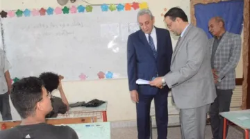 محافظ الغربية يزور لجان امتحانات الشهادة الإعدادية في أول أيامها